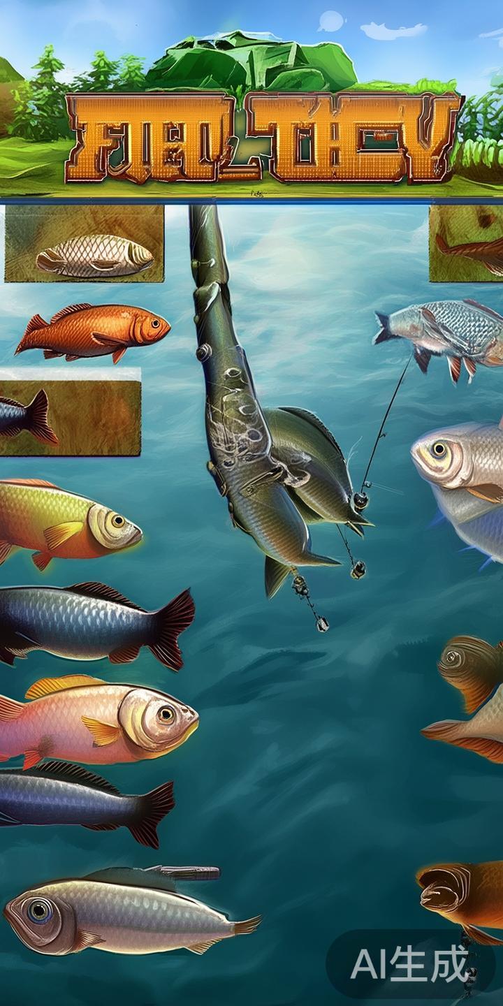 在雷竞技平台的鱼鱼鱼鱼玩法中，玩家通过操作一杆钓鱼